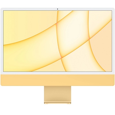 Моноблок Apple iMac 24 M1 (2021) Yellow (Желтый) (M1 8-core CPU/16GB/512Gb/8-Core GPU) Z12S000AS