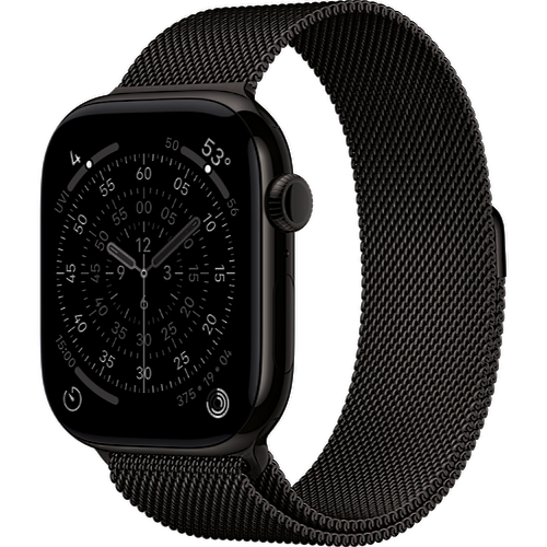 Смарт-часы Apple Watch Series 12 (GPS+Cellular) 46mm Slate Titanium Case with Slate Milanese Loop (Графитовый)