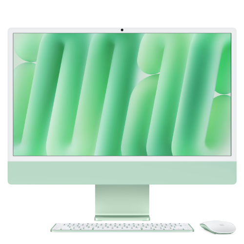 Моноблок Apple iMac 24 M4 (2024) Green (Зеленый) (M4 8-core CPU/16GB/256Gb/8-Core GPU) MWUE3