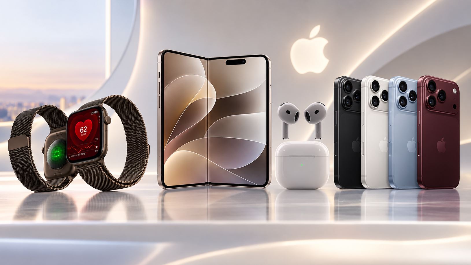 Новые iPhone, Apple Watch и AirPods после презентации Apple 9 сентября 2026 года
