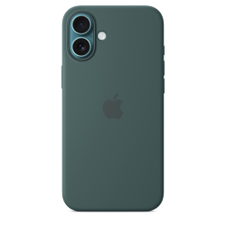 Силиконовый чехол Apple для iPhone 16 Silicone Case with MagSafe - Lake Green (Зеленый)