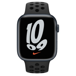 Смарт-часы Apple Watch Series 7 Nike+ 41mm Midnight Aluminum Case with Anthracite/Black Nike Sport Band (Антрацитовый/Чёрный)