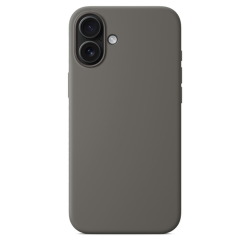 Силиконовый чехол Luxcopy для iPhone 16 Silicone Case with MagSafe - Stone Gray (Серый)