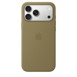 Силиконовый чехол Apple для iPhone 18 Pro Silicone Case with MagSafe – Olive (Оливковый)