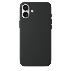Силиконовый чехол Luxcopy для iPhone 16 Plus Silicone Case with MagSafe - Black (Черный)