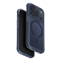 Чехол Uniq Combat MagSafe для iPhone 17 Pro Max Carbon Navy Blue