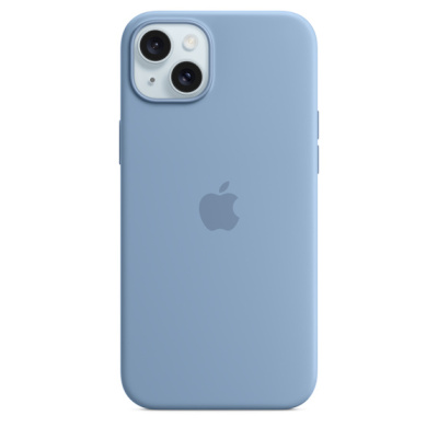 Силиконовый чехол Apple для iPhone 15 Plus Silicone Case with MagSafe - Winter Blue (Голубой)