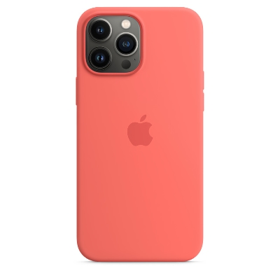 Силиконовый чехол Apple MagSafe Silicone Case для iPhone 13 Pro Pink Pomelo (Розовый помело)