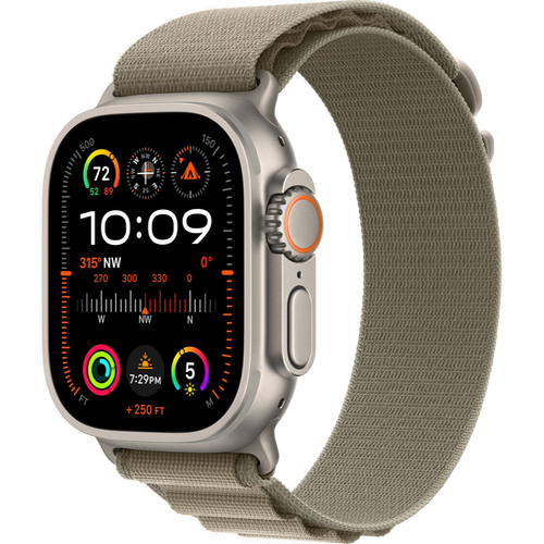 Смарт-часы Apple Watch Ultra 2 49mm Titanium Case with Alpine Loop Olive (Оливковый)