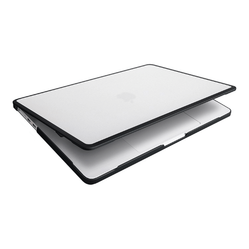 Чехол Uniq Venture Hybrid для MacBook Air 13 M2/M3 Frost/Midnigh (Прозрачный/черный)