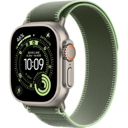 Смарт-часы Apple Watch Ultra 3 (2025) 49mm Natural Titanium Case with Trail Loop Green/Neon (Зеленый/Неоновый)