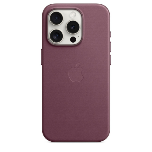 Тканевый чехол Apple для iPhone 15 Pro FineWoven Case with MagSafe - Mulberry (Шелковица)