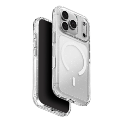 Чехол Uniq на iPhone 18 Pro Max LifePro Xtreme MagSafe (Прозрачный с блестками)