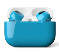 Цветные наушники Apple AirPods Pro (2 gen) (Светло-синий глянцевый)