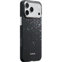 Чехол Pitaka Sakura Hours Ultra-Slim для iPhone 17 Pro (Midnight Black) Чёрный