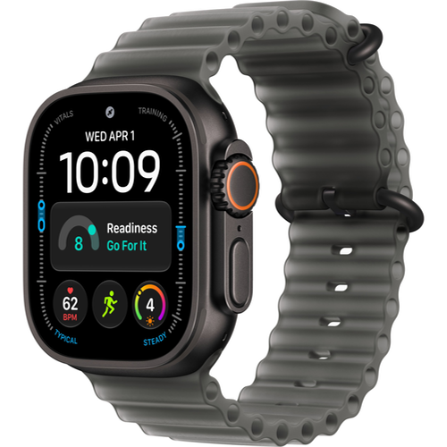 Смарт-часы Apple Watch Ultra 4 (2026) 49mm Black Titanium Case with Ocean Band Translucent Black (Прозрачный черный)
