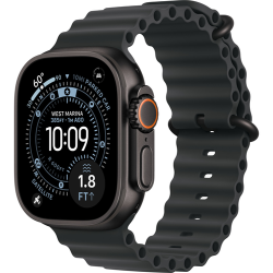 Смарт-часы Apple Watch Ultra 3 (2025) 49mm Black Titanium Case with Ocean Band Black (Черный)