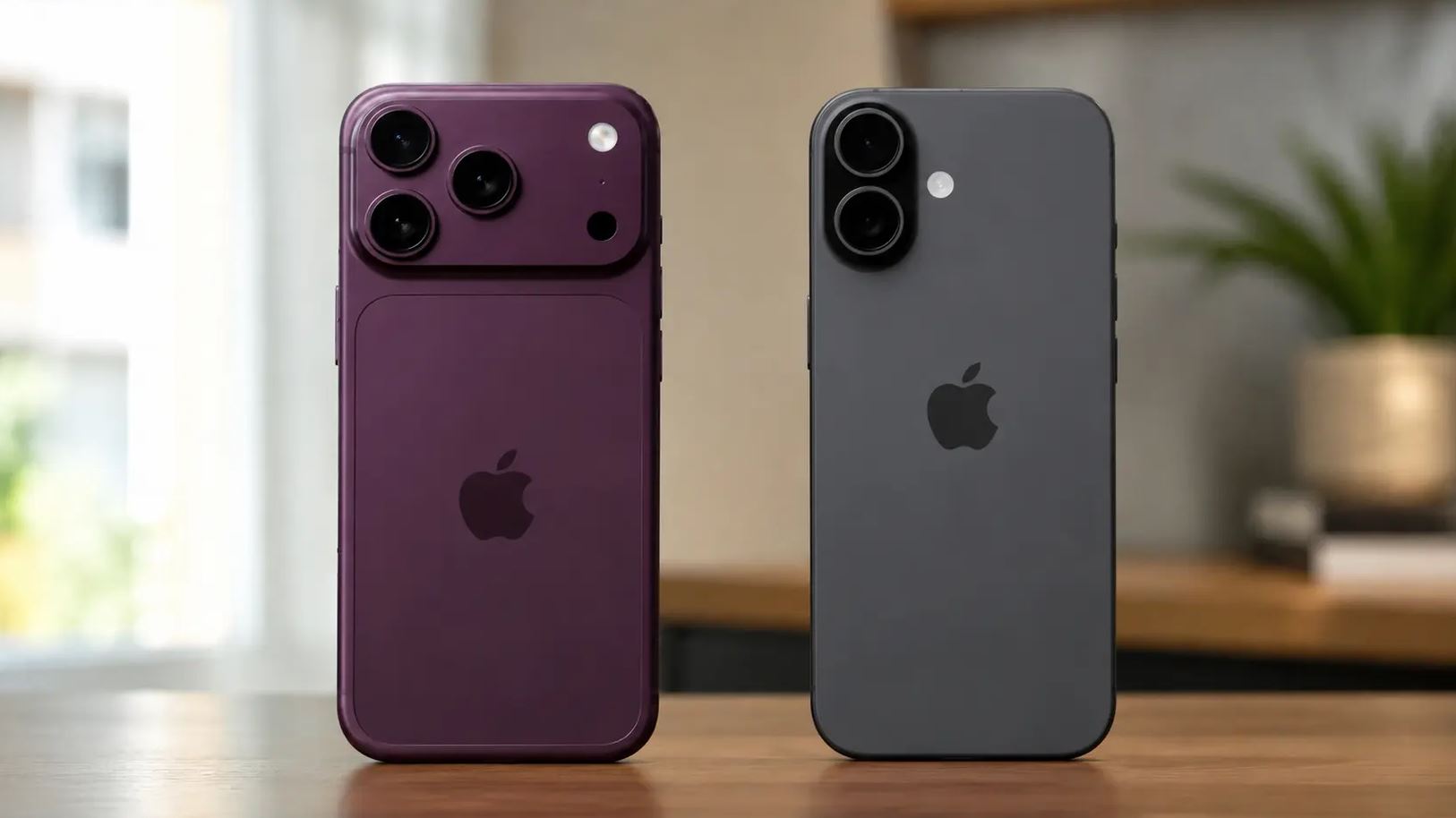 Концептуальное сравнение iPhone 18 Pro и iPhone 18