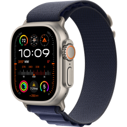 Смарт-часы Apple Watch Ultra 2 (2024) 49mm Natural Titanium Case with Alpine Loop Navy (Синий)