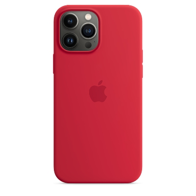 Силиконовый чехол Apple MagSafe Silicone Case для iPhone 13 Pro Red (Красный)