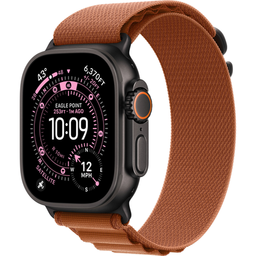 Смарт-часы Apple Watch Ultra 3 (2025) 49mm Black Titanium Case with Alpine Loop Terra Cotta (Терракотовый)