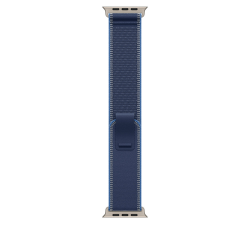 Ремешок для Apple Watch Ultra 49mm Blue/Bright Blue Trail Loop - S/M - Natural Titanium Finish (Синий)