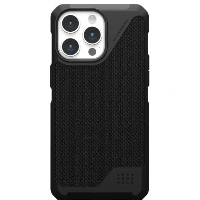 Кевларовый чехол UAG Metropolis MagSafe для iPhone 15 Pro Kevlar Black (Черный)