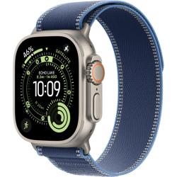 Смарт-часы Apple Watch Ultra 3 (2025) 49mm Natural Titanium Case with Trail Loop Blue/Bright Blue (Синий/Ярко-синий)