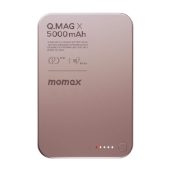 Аккумулятор внешний универсальный MOMAX Q.Mag X 5000 Magsafe Pink
