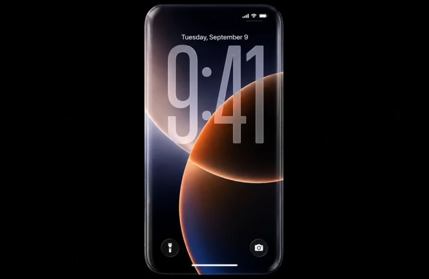 Концепт iPhone со стеклом, заходящим на боковые грани