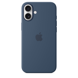 Силиконовый чехол Apple для iPhone 16 Plus Silicone Case with MagSafe - Denim (Синий)