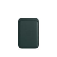 Чехол-бумажник Apple для iPhone Leather Wallet with MagSafe - Forest Green (Зеленый лес)