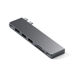 USB адаптер Satechi USB-C Pro Hub Slim Adapter Space Gray (Серый космос)