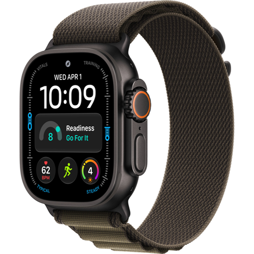 Смарт-часы Apple Watch Ultra 4 (2026) 49mm Black Titanium Case with Alpine Loop Dark Olive (Оливковый)