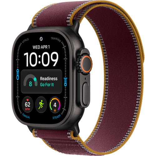 Смарт-часы Apple Watch Ultra 4 (2026) 49mm Black Titanium Case with Trail Loop Burgundy (Бордовый)