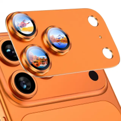 Защитное стекло на камеру Mossily для iPhone 17 Pro (Оранжевый)