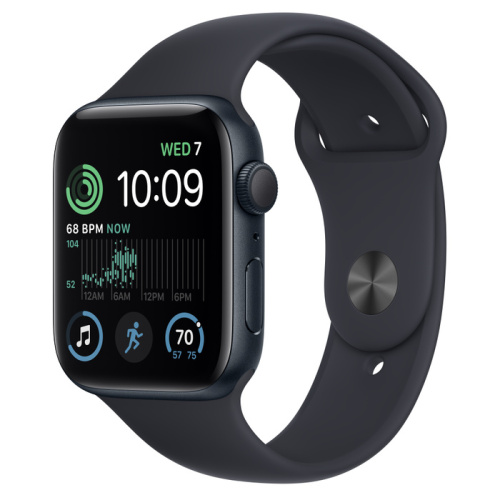 Смарт-часы Apple Watch SE 2022 (GPS) 40mm Midnight Aluminum Case with Midnight Sport Band (Темная ночь)