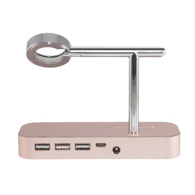 Док-станция COTEetCI MFI Hub Dock для Apple Watch и iPhone (Rose Gold) Док-станция COTEetCI MFI Hub Dock для Apple Watch и iPhone (Rose Gold)