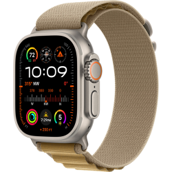 Смарт-часы Apple Watch Ultra 2 (2024) 49mm Natural Titanium Case with Alpine Loop Tan (Желтый)