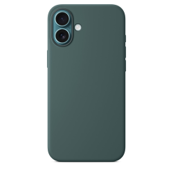 Силиконовый чехол Luxcopy для iPhone 16 Plus Silicone Case with MagSafe - Lake Green (Зеленый)