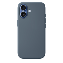 Силиконовый чехол Luxcopy для iPhone 17 Silicone Case with MagSafe – Anchor Blue (Синий)