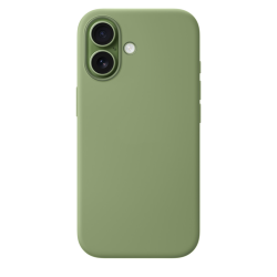 Силиконовый чехол Luxcopy для iPhone 17 Silicone Case with MagSafe – Light Moss (Зеленый)