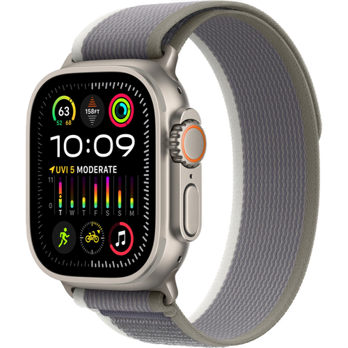Смарт-часы Apple Watch Ultra 2 49mm Titanium Case with Trail Loop Green/Gray (Зеленый/Серый)