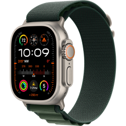 Смарт-часы Apple Watch Ultra 2 (2024) 49mm Natural Titanium Case with Alpine Loop Dark Green (Темно-Зеленый)