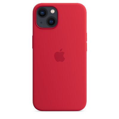 Силиконовый чехол Apple MagSafe Silicone Case для iPhone 13 Red (Красный)