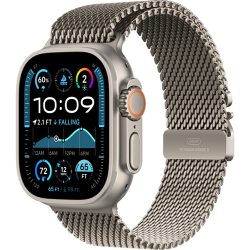 Смарт-часы Apple Watch Ultra 2 (2024) 49mm Natural Titanium Case with Titanium Milanese Loop (Титановый)