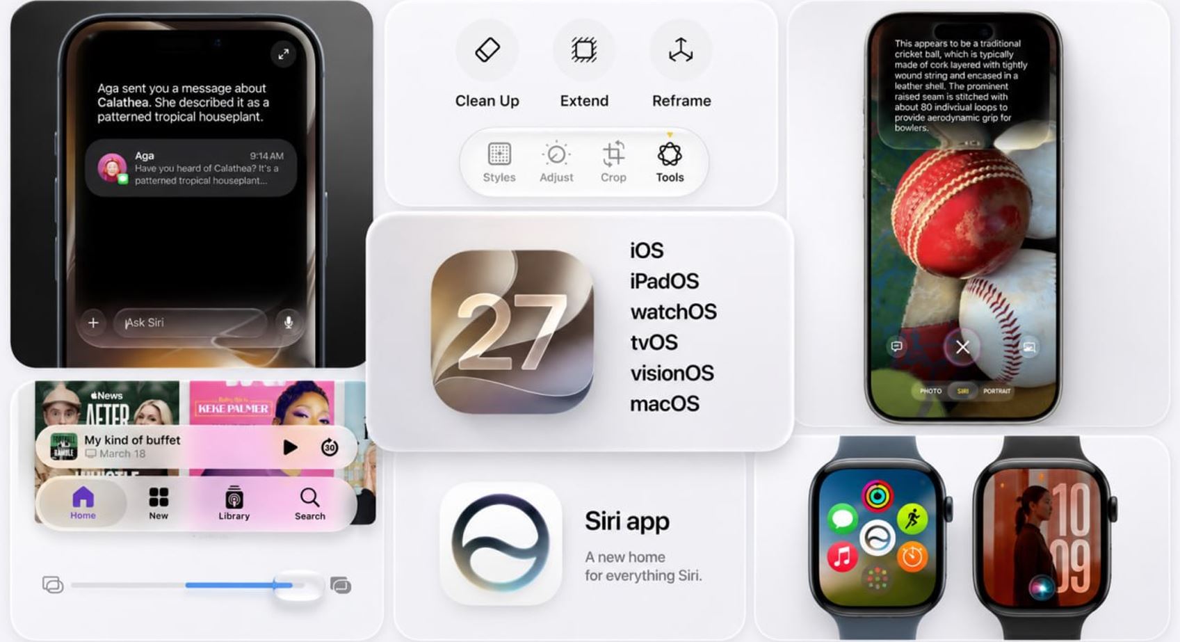 Подборка новых функций iOS 27 на устройствах Apple