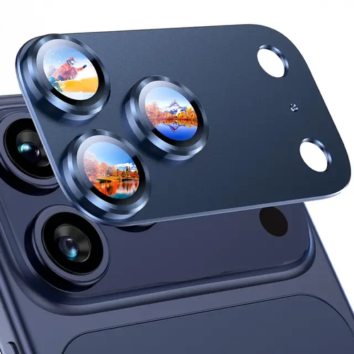 Защитное стекло на камеру Mossily для iPhone 17 Pro (Синий)