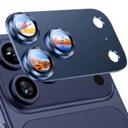 Защитное стекло на камеру Mossily для iPhone 17 Pro (Синий)
