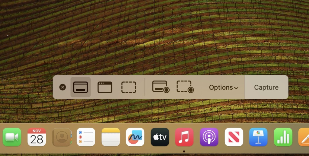 Скриншоты и запись экрана на Мак